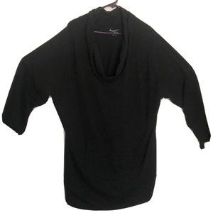 Lane Bryant Womens Black Sweatshirt Cowl Neck Kangaroo Pocket Size Plus 26/28
